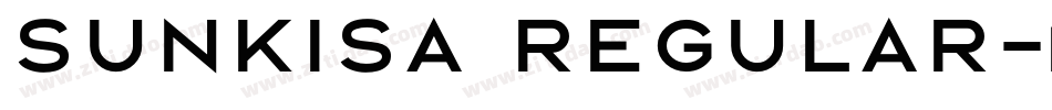 Sunkisa Regular字体转换